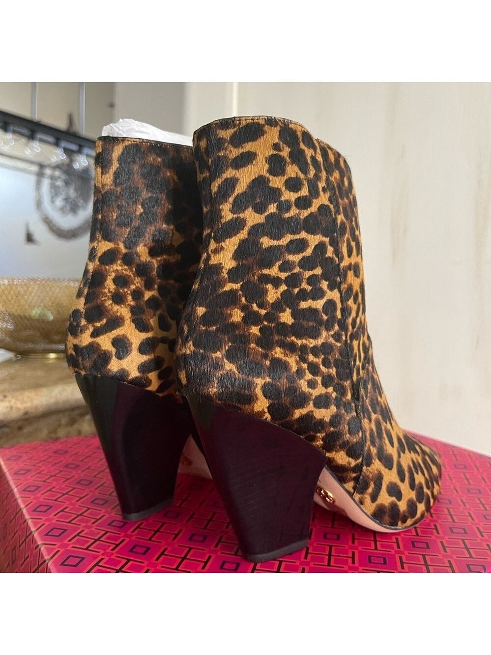 New Tory Burch Lila Pointed Toe Bootie - Picture 4 of 7